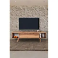 Skye Decor , support TV de haute qualité en noyer, 100% mélaminé, 160 cm | 12345