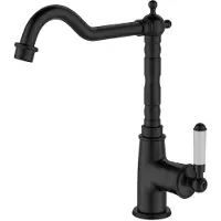 EsseBagno Leeds mitigeur évier rétro noir