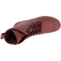 Andrea conti Bottines à lacets Femme Cuir lisse Rouge Taille : 37