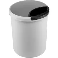 HAN Moon 30 litres gris clair, Poubelle, Gris