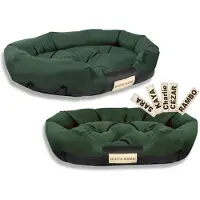 AIO Factory Lit pour chien 130x105 cm personnalisé vert imperméable