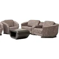AEA Designer Sofagarnitur Set Dreisitzer Relax Sofa Couchtisch Sessel Couch 3+1