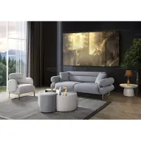 AEA Luxus 2tlg Wohnzimmer Set Sofa 3-Sitzer Sessel -Qualität Modernes Design