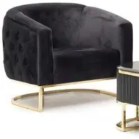 AEA Bequem Relax Sessel Schwarz Zeitlos Polster Couch Wohnzimmer Arbeitszimmer