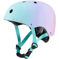 Wozinsky Casque BMX/trottinette taille S 48-52 cm avec molette de réglage à 360° Rose