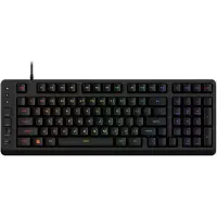 HyperX Eve 1800 (DE, Filaire), Clavier, Noir