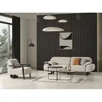 AEA Moderne Sofa Komplett 3+1 Sitzer Wohnzimmer Sessel mit Dreisitzer Sofa Couch