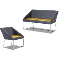 AEA Sofagarnitur 2+1 Sitzer Set Design Sofa Polster Wohnzimmer Modern Luxus 2tlg