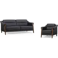 AEA Sofagarnitur Wohnzimmer Set Sofa 3 + 1 Sitzer Polster Möbel 2tlg Modern Möbel