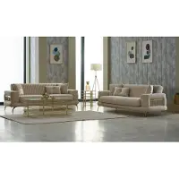 Xl Moebel Gmbh Luxus Sofagarnitur Dreisitzer Sofa Stoffsofa Polstersofa Beige 2tlg