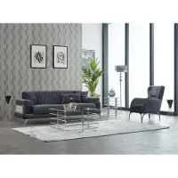 Xl Moebel Gmbh Couchgarnitur Polstersofa Dreisitzer Stoff Grau Set 2tlg Couch Sessel
