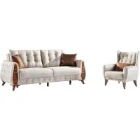 AEA Wohnlandschaft Polstergarnitur Sitzgruppe Sofagarnitur Sofa Couchgarnitur Set 31