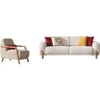 AEA Sofa-Set Wohnzimmergarnitur Sitzgarnitur Polstergarnitur Couch Wohnlandschaft