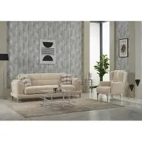 Xl Moebel Gmbh Couch Garnitur Dreisitzer 3 Sitzer Sofa Stoff Sessel Polstersofa Beige
