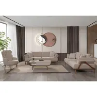 AEA Polstergruppe Lounge Garnitur Couch Set Sofa Gruppe Sitzgarnitur 3+3+1