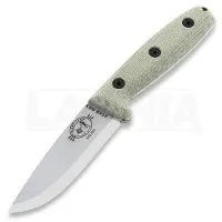 ESEE RB3 Bolieu Camp-Lore, scandi grind, étui en cuir, Reuben Bolieu design