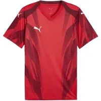 Puma Hommes, T-shirt de sport, teamFINAL Graphic+ Jersey (XXL), Rouge, Blanc