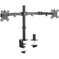 E+p Elektrik Support de table pour écran 13-32 pouces, 2x, sw TH12