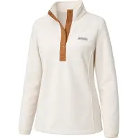 Columbia Pull-over de sport 'Benton Springs' caramel / blanc