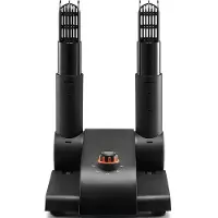 OEM Radiateur pliable à 180°, avec 2 tubes et ventilateur de chauffage, noir et orange, 170 W, 40-50 °C, 29,2 × 21,1 × 41,6 cm, 1,08 kg