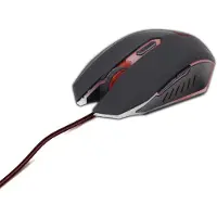 Gembird MUSG-001-R mouse Gaming Ambidextrous USB Type-A 2400 DPI