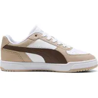 Puma Baskets basses 'Caven III' beige / chocolat / blanc