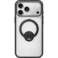 Otterbox Symmetry Stand Magsafe (Apple iPhone 17 Pro Max, Apple iPhone 18 Pro Max), Coque pour téléphone portable, Noir, Transparent