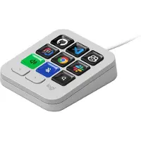 Logitech Clavier filaire MX Keypad Gris Pâle