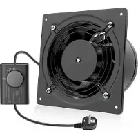 OEM Système de purification de l'air - Ventilateur avec réglage de la vitesse - Améliore la qualité de l'air - Fonctionnement silencieux - 150 mm - Noir