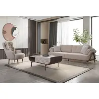 AEA Polstermöbel Sofalandschaft Couchmöbel Sofa Wohnzimmer Couch Sofagarnitur 3+1