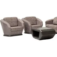 AEA Stilvolles 2x Sessel Relax Couch Couchtisch Tisch Arbeitszimmer Wohnzimmer