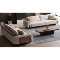 AEA Elegante Wohnzimmer Sofagarnitur Polstercouch Designer Sessel 2tlg