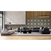 AEA Wohnzimmer garnitur Eckosfa Sofa Sessel Couchtisch Modern Textil Komplett