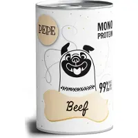 Paka Zwierzaka Pepe Beef 99% Aliments humides au bœuf pour chiens 6x400 g