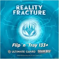Ultimate Guard Flip'n'Tray 133+ Xenoskin Magic: The Gathering "Fracture de la réalité" - Bleu, rare peu commun / Vert, rare peu commun