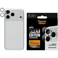 PanzerGlass Hoops Optic Rings Protection caméra pour Apple iPhone 18 Pro (Max) - Clear