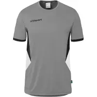 Uhlsport T-shirt à manches courtes Equipe 29 - gris pierre/blanc/noir, taille : 116