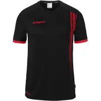 Uhlsport T-shirt à manches courtes Impulse - noir/rouge, taille : XXL