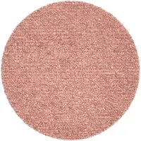 NATURL. Tapis rond en laine - Feline Terracotta | Ø 120cm | Rond | Tissage plat