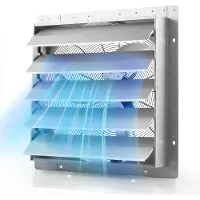 Vevor Ventilateur d'Extraction à Volets 624 mm