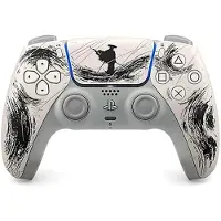 Sony Manette sans fil PlayStation DualSense Ghost of Yotei, édition limitée noire (PS5)