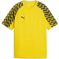 Puma Garçons, T-shirt de sport, teamLIGA26 Jersey Jr (128), Noir, Jaune