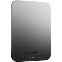 Sharge Magnetic Powerbank 5K BLA (5000 mAh, 20 W, 19.25 Wh), Chargeur de secours, Noir