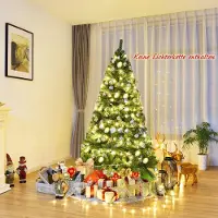 Northix Sapin de Noël artificiel de 180 cm avec 1 000 aiguilles de pin en PVC vert