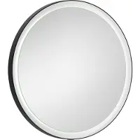 Laufen YVA Miroirs, rond, éclairage indirect par LED sur le pourtour, 600x40x600mm, H4485000YV4501