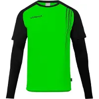 Uhlsport Maillot de gardien Impulse - vert fluo/noir, taille : 3XL