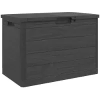 OEM Boîte de rangement, matériau résistant aux intempéries, grande capacité de stockage, couleur noire