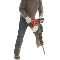 OEM Marteau-piqueur, 52 CC, puissance de 1900 W, réservoir de carburant de 1,3 L, moteur 2 temps refroidi par air, vitesse de 6500 tr/min