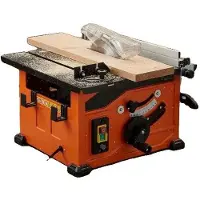 OEM Scie circulaire de table, capacité de coupe de 225 mm, vitesse de 4800 tr/min, couleur grise