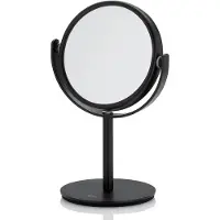kela Miroir sur pied Selena métal noir KL-20656